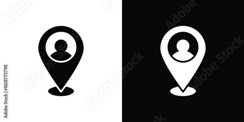 Placement icon Illustration Pixel vector graphics - Vector.