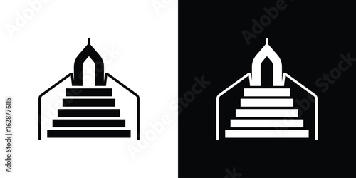 Minbar icon Illustration Pixel vector graphics - Vector.