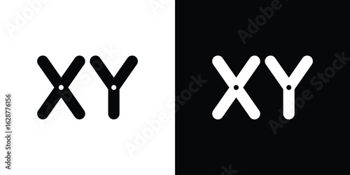 Masculine Chromosomes icon Illustration Pixel vector graphics - Vector.