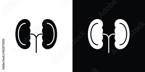 Kidney icon Illustration Pixel vector graphics - Vector.