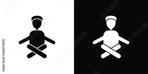 Guru icon Illustration Pixel vector graphics - Vector.