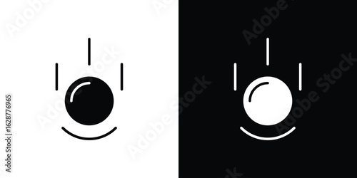 Gravity icon Illustration Pixel vector graphics - Vector.