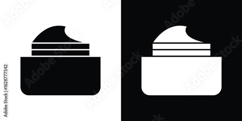 Facial cream icon Illustration Pixel vector graphics - Vector.