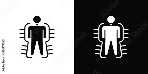Exoskeleton icon Illustration Pixel vector graphics - Vector.