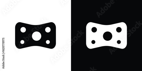 Bath sponge icon Illustration Pixel vector graphics - Vector.