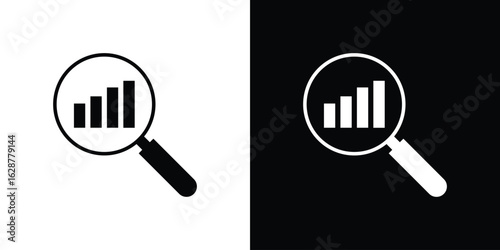 Analysis icon Illustration Pixel vector graphics - Vector.