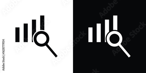 Analisys icon Illustration Pixel vector graphics - Vector.