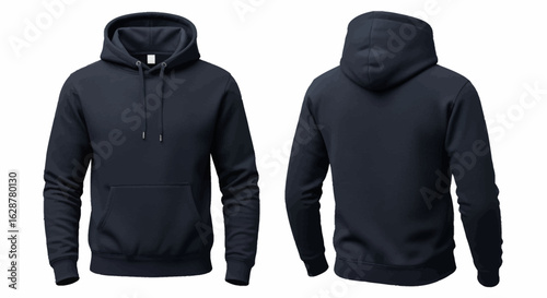 mens winter wear hoodie isolated on white background