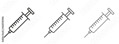 Vaccination icon element Illustration. Trendy Symbol for Design