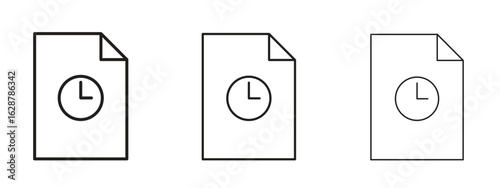 Temporary files icon element Illustration. Trendy Symbol for Design