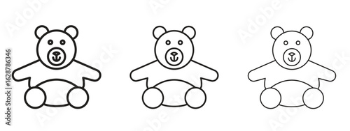 Teddy bear icon element Illustration. Trendy Symbol for Design