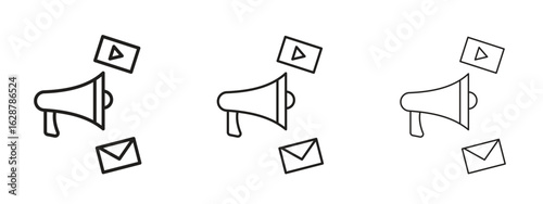 Social campaign icon element Illustration. Trendy Symbol for Design