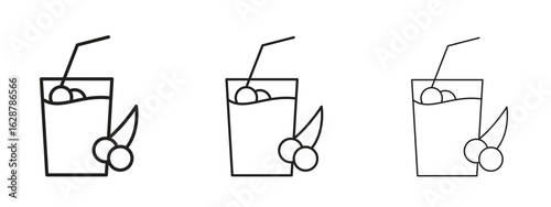 Smoothies icon element Illustration. Trendy Symbol for Design