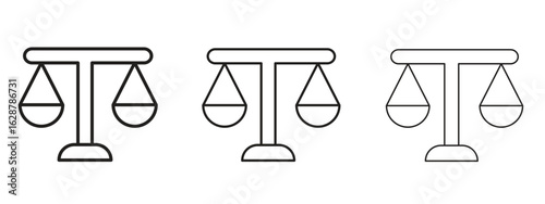 Scale icon element Illustration. Trendy Symbol for Design