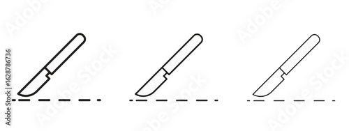 Scalpel icon element Illustration. Trendy Symbol for Design