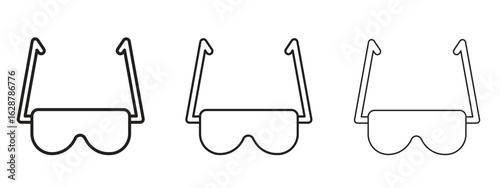 Safety glasses icon element Illustration. Trendy Symbol for Design