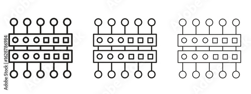 Proxy server icon element Illustration. Trendy Symbol for Design