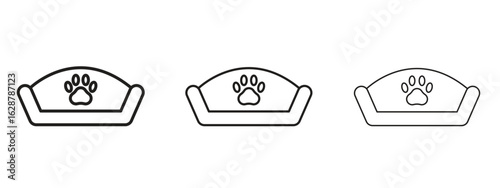 Pet bed icon element Illustration. Trendy Symbol for Design