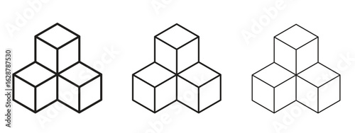 Modules icon element Illustration. Trendy Symbol for Design