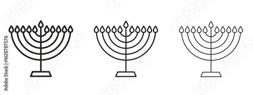 Menorah icon element Illustration. Trendy Symbol for Design