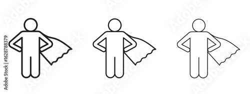 Hero icon element Illustration. Trendy Symbol for Design