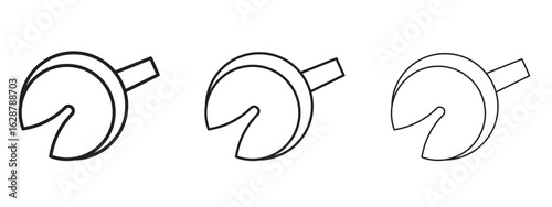 Fortune cookie icon element Illustration. Trendy Symbol for Design
