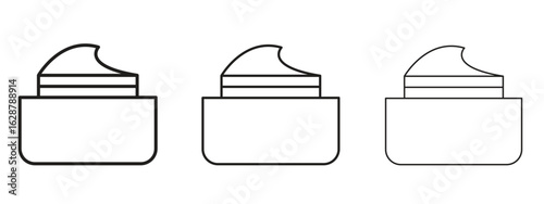 Facial cream icon element Illustration. Trendy Symbol for Design