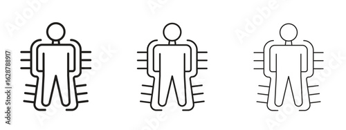 Exoskeleton icon element Illustration. Trendy Symbol for Design