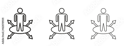Decision making icon element Illustration. Trendy Symbol for Design
