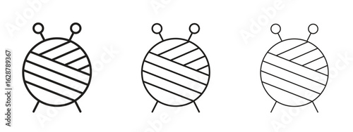 Crochet icon element Illustration. Trendy Symbol for Design