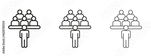 Committee icon element Illustration. Trendy Symbol for Design