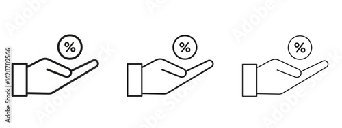 Commission icon element Illustration. Trendy Symbol for Design