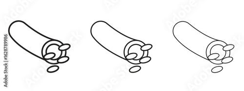 Blood vessel icon element Illustration. Trendy Symbol for Design