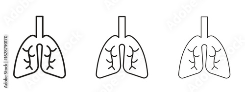 Asthma icon element Illustration. Trendy Symbol for Design