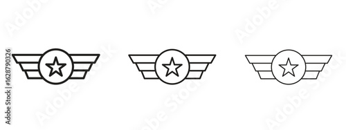Air force icon element Illustration. Trendy Symbol for Design