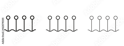Acupuncture icon element Illustration. Trendy Symbol for Design
