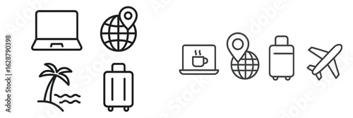 Vacation planning tools for travel enthusiasts showcasing destinations, activities, and itineraries for an organized trip