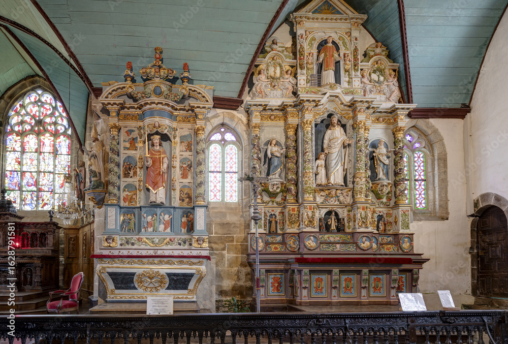 Obraz premium Enclos paroissial de Guimiliau dans le département du Finistère - Bretagne