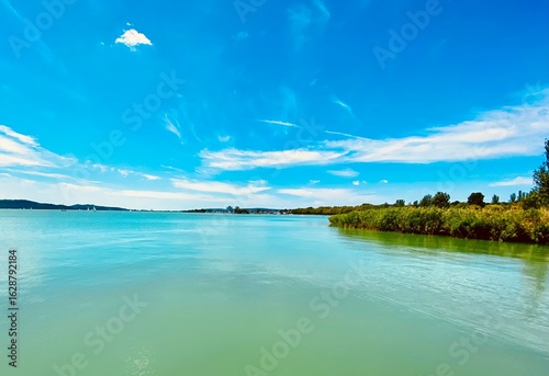 lake Balaton in the summer
