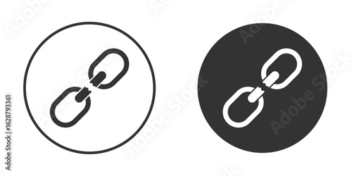 Weak icon in black round