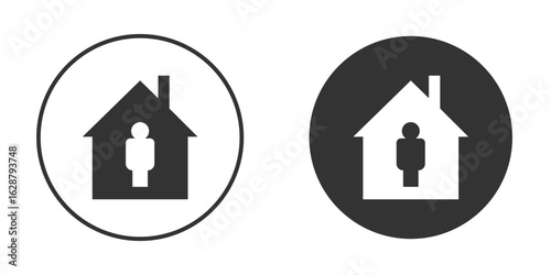 Tenant icon in black round