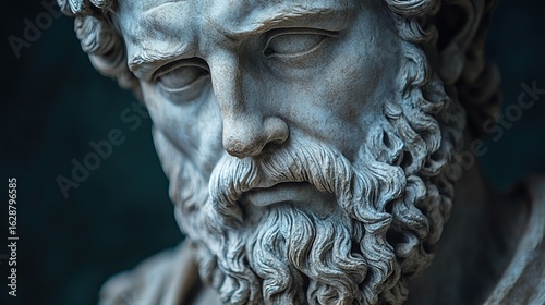 Bronze Thinker in Contemplation