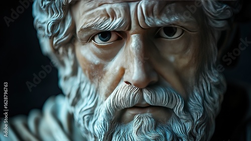 Bronze Thinker in Contemplation