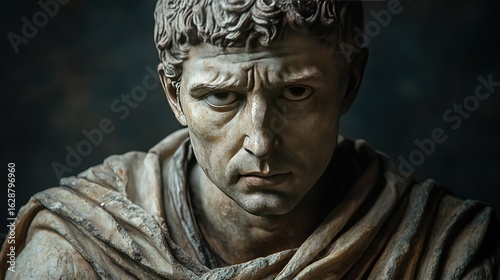 Bronze Thinker in Contemplation