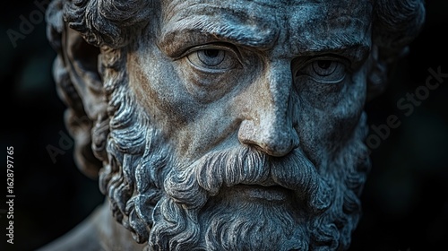 Bronze Thinker in Contemplation