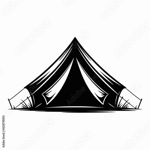 Camping Tent Illustration