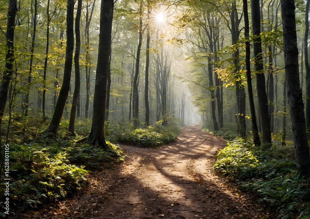 Obraz premium path in the woods