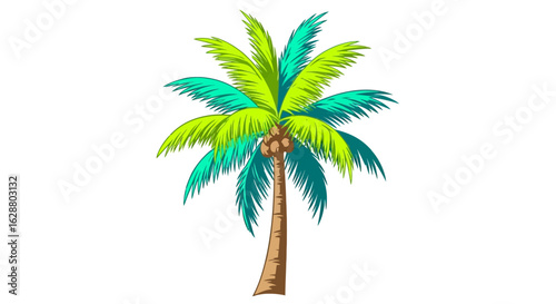 coconut tree vector illustration