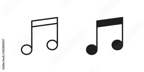 Music icon vector Art Illustrations set.