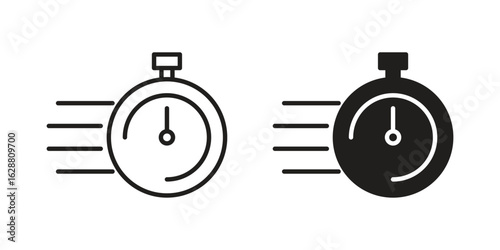 Express icon vector Art Illustrations set.
